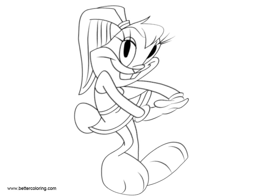 space jam bunny coloring pages free printable coloring pages