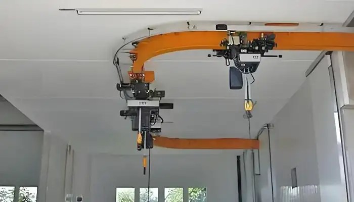 Overhead monorail cranes for sale, custom monorail systems
