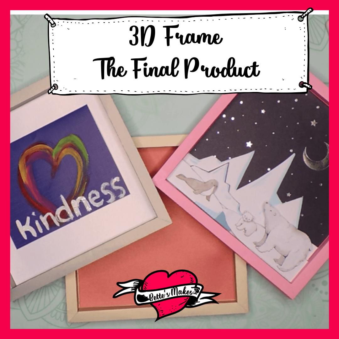 The best selection of royalty free 3d frame vector art, graphics and stock illustrations. 3d Frame Using Your Cricut And Cardstock Bettes Makes