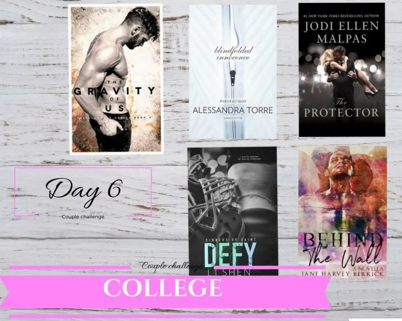 #BookCouplesChallenge Day 6
