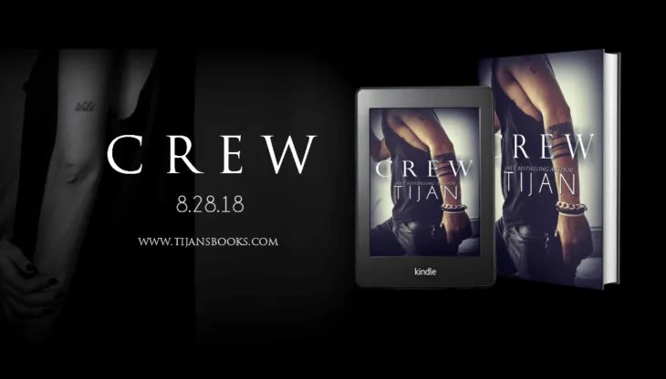 Cover Reveal: Crew by Tijan. I can’t wait and I love that cover!!!!