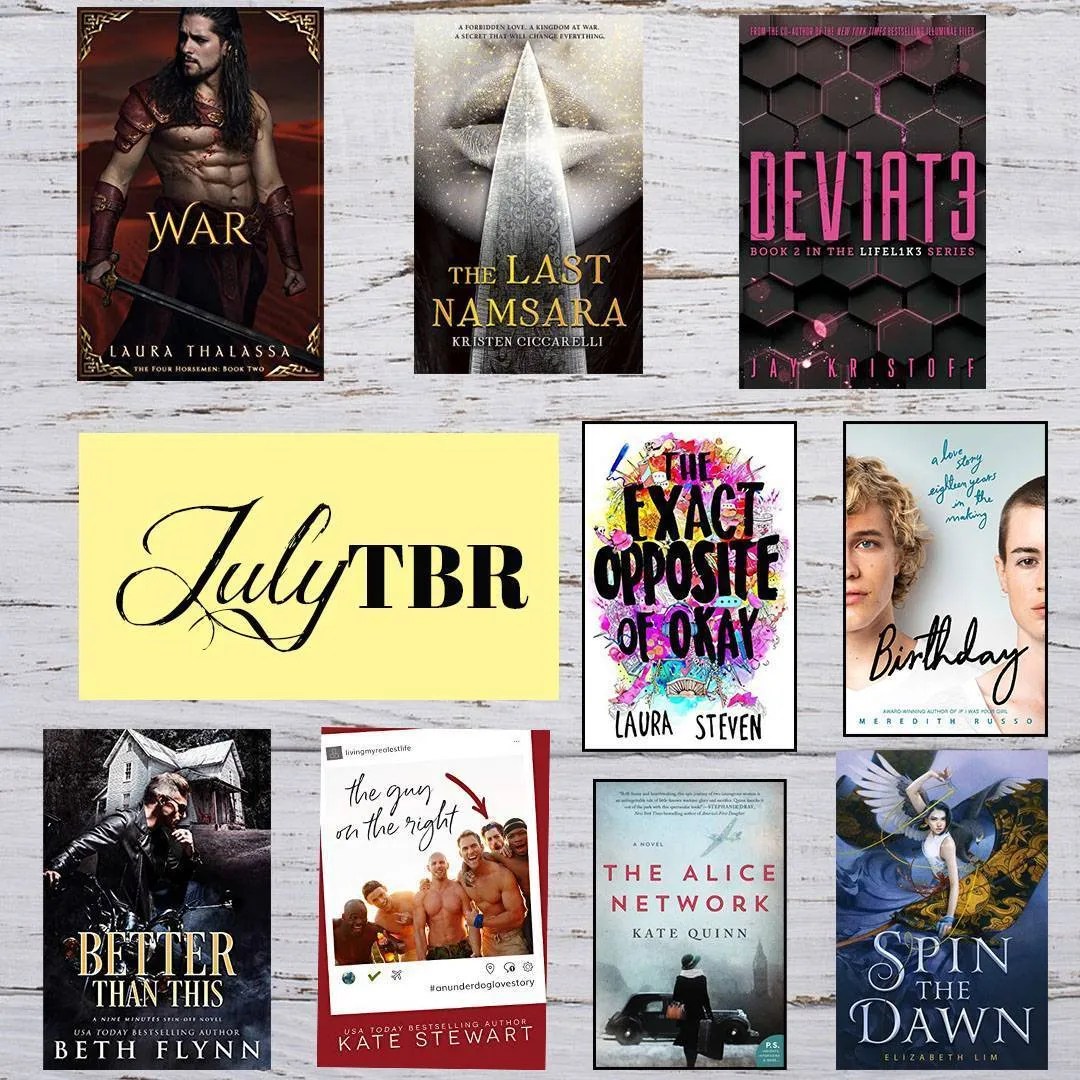 July TBR … Or when the better intentions will be tested again!