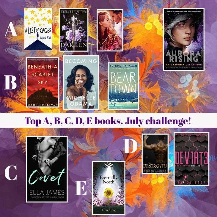 Title challenge! Top A, B, C, D, E books in this Top 5 Tuesday
