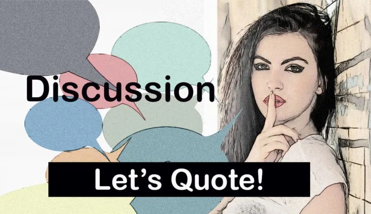 Discussion: quotes. What are your favorites? What’s their power? Where to find them?
