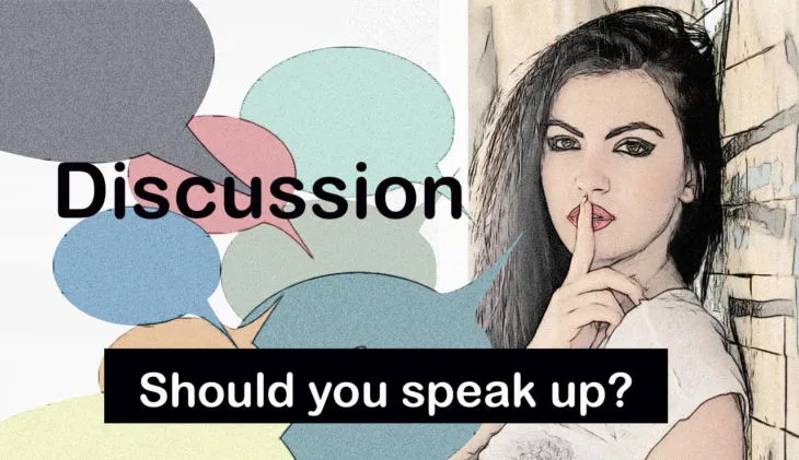 You are a blogger, a writer a … do you have a duty to SPEAK UP? Discussion