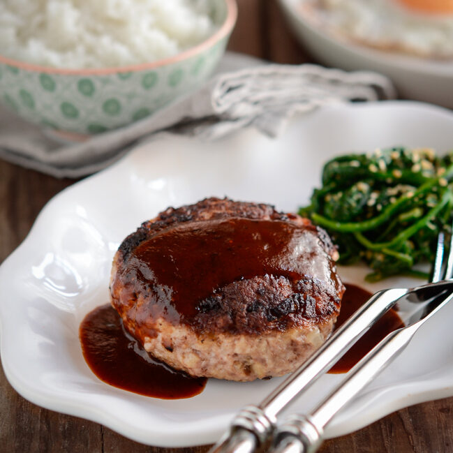 Serve up one these we earn a commission for products purchased through some links in this article. Hambak Steak Japanese Hamburger Steak Hambagu Beyond Kimchee