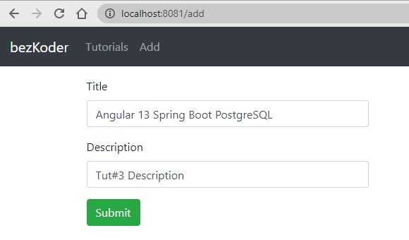 Spring Boot Angular 13 Postgresql Example Crud App Bezkoder - Best Landscape Patterns in Mobile