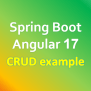 Spring Boot + Angular 17 Example: CRUD - BezKoder