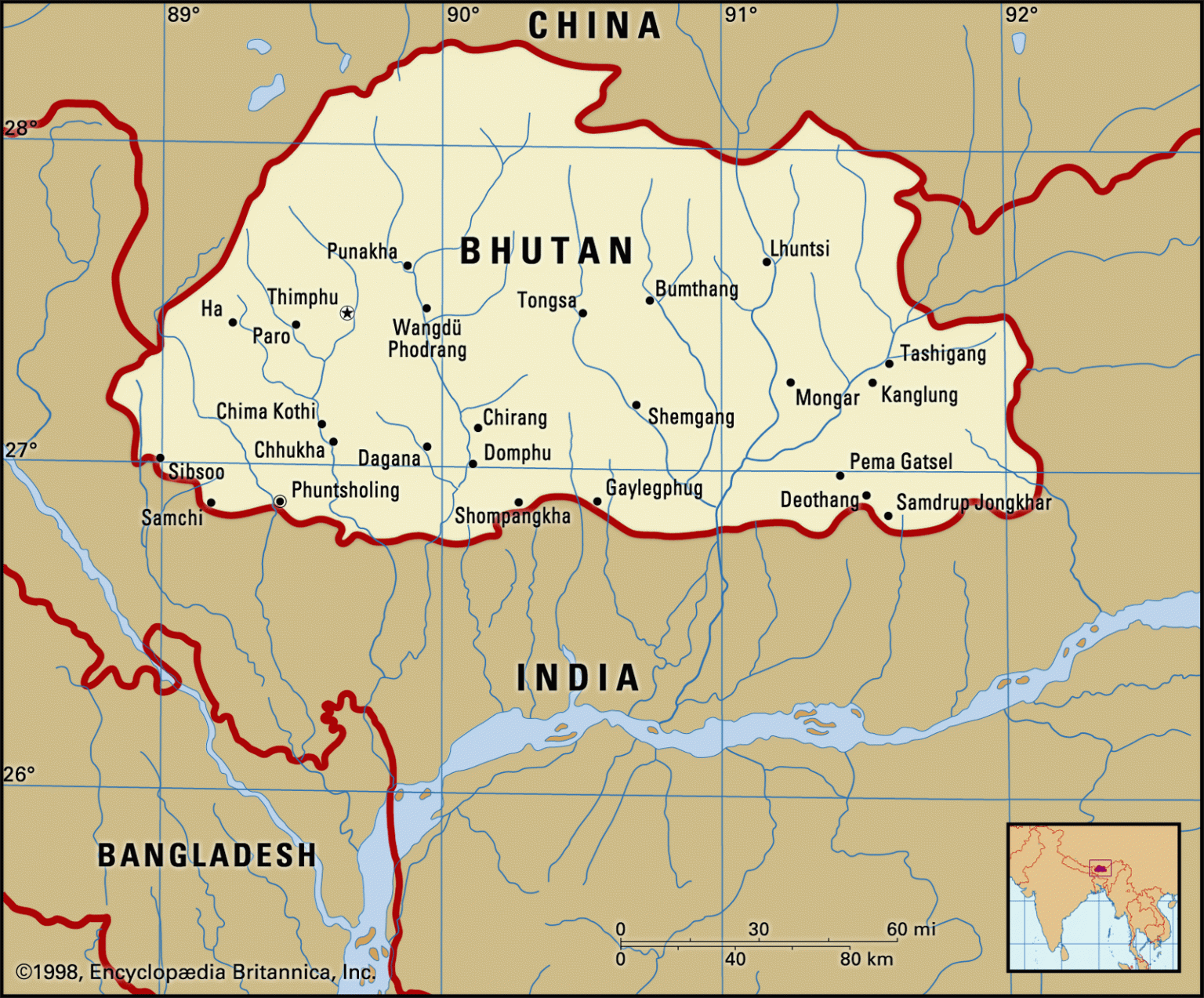 Waters of bhutan
