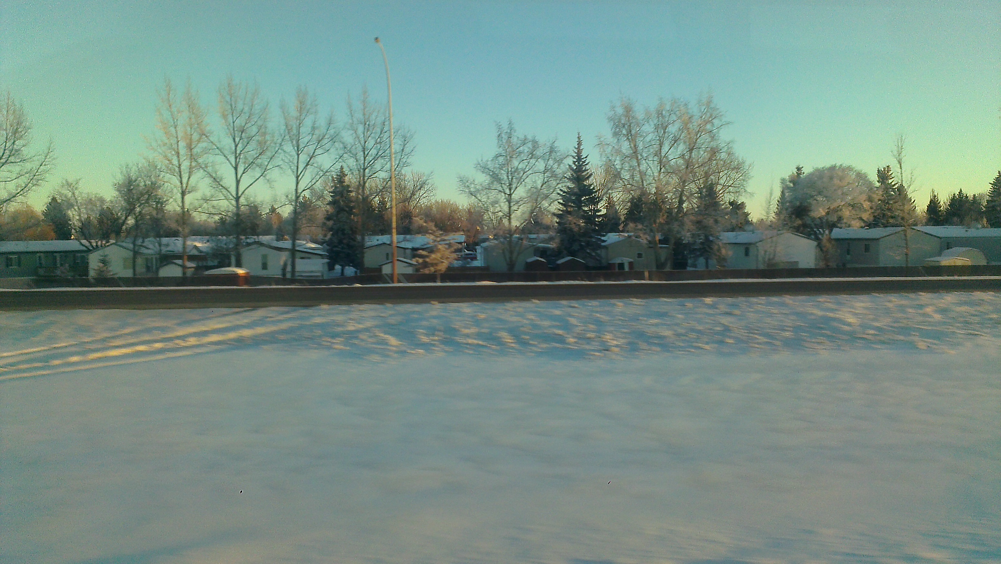 Lots and lots of railroads and snow.