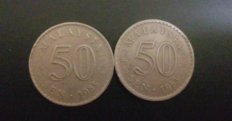 Harga Duit Syiling Lama 50 Sen Mengikut Tahun Harga Duit Syiling Lama 50 Sen Mengikut Tahun