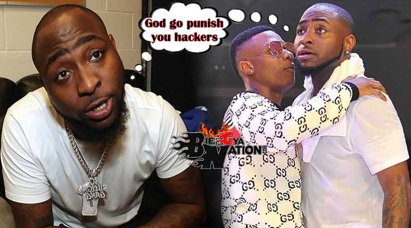 Davido God will punish hackers trying to hack into my twitter account.