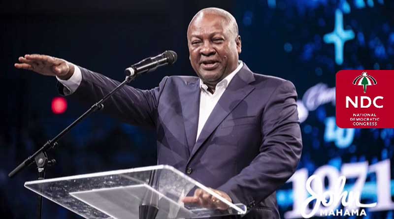 John Mahama picks up NDC nomination forms.
