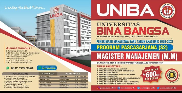 Bina Bangsa Cup V Ukm Ikoma Uniba Targetkan Kuota Peserta Terpenuhi Biem Co Universitas bina bangsa menristek r no tanggal 2 oktober 2017 jadwal pendaftaran mahasiswa baru 1 pindahan dan biaya investasi pendidikan ta.