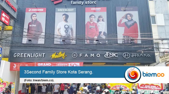 Penuhi Fesyen Keluarga, 3Second Family Store Hadir di Kota Serang