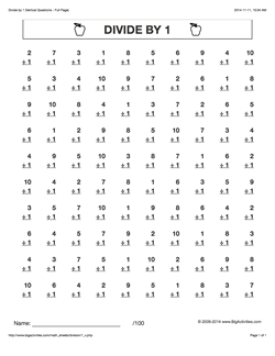 grade 3 math worksheets vertical division