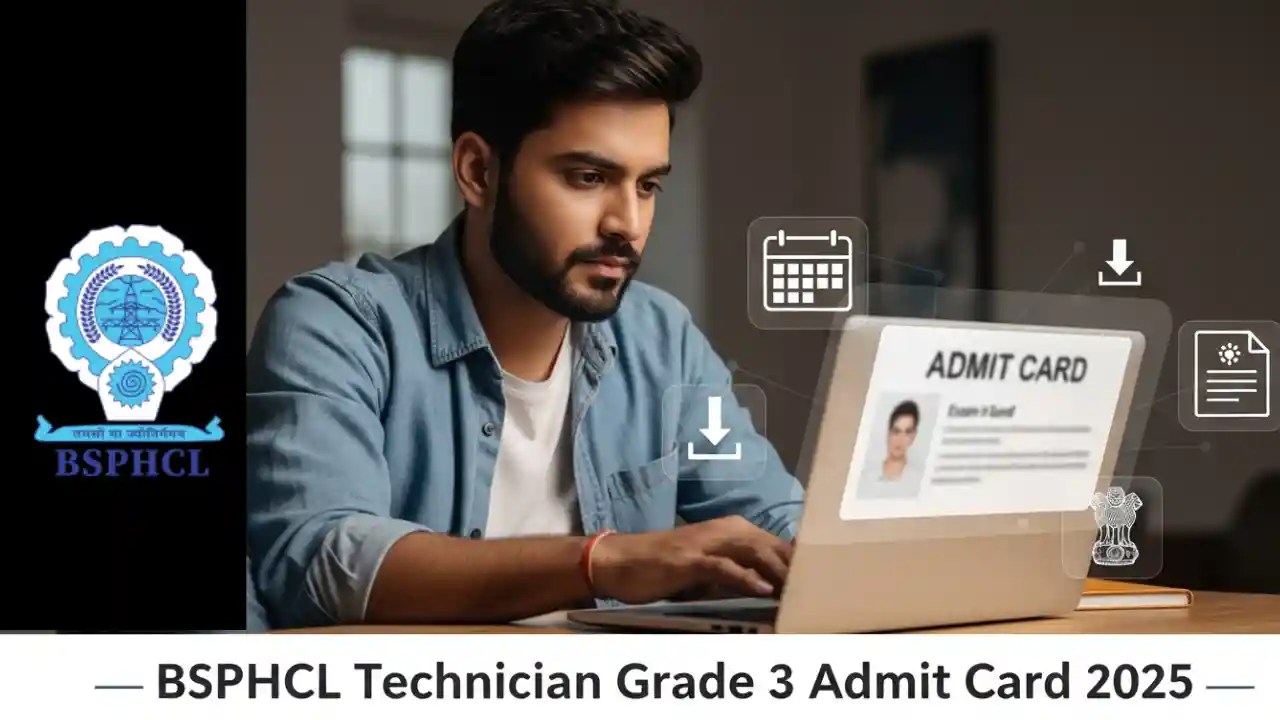 BSPHCL Technician Grade 3 Admit Card 2025