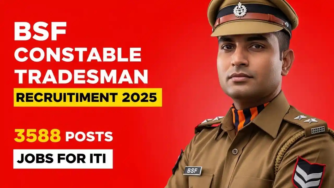 BSF Constable Tradesman Recruitment 2025