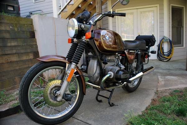 Struck Havana Gold - 1977 BMW R75/7 For Sale - Bike-urious