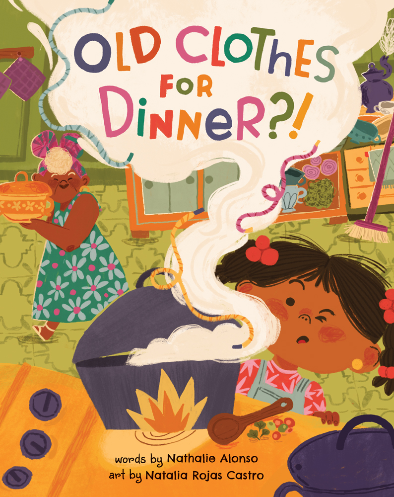 Book cover of Old Clothes for Dinner?! by Nathalie Alonso