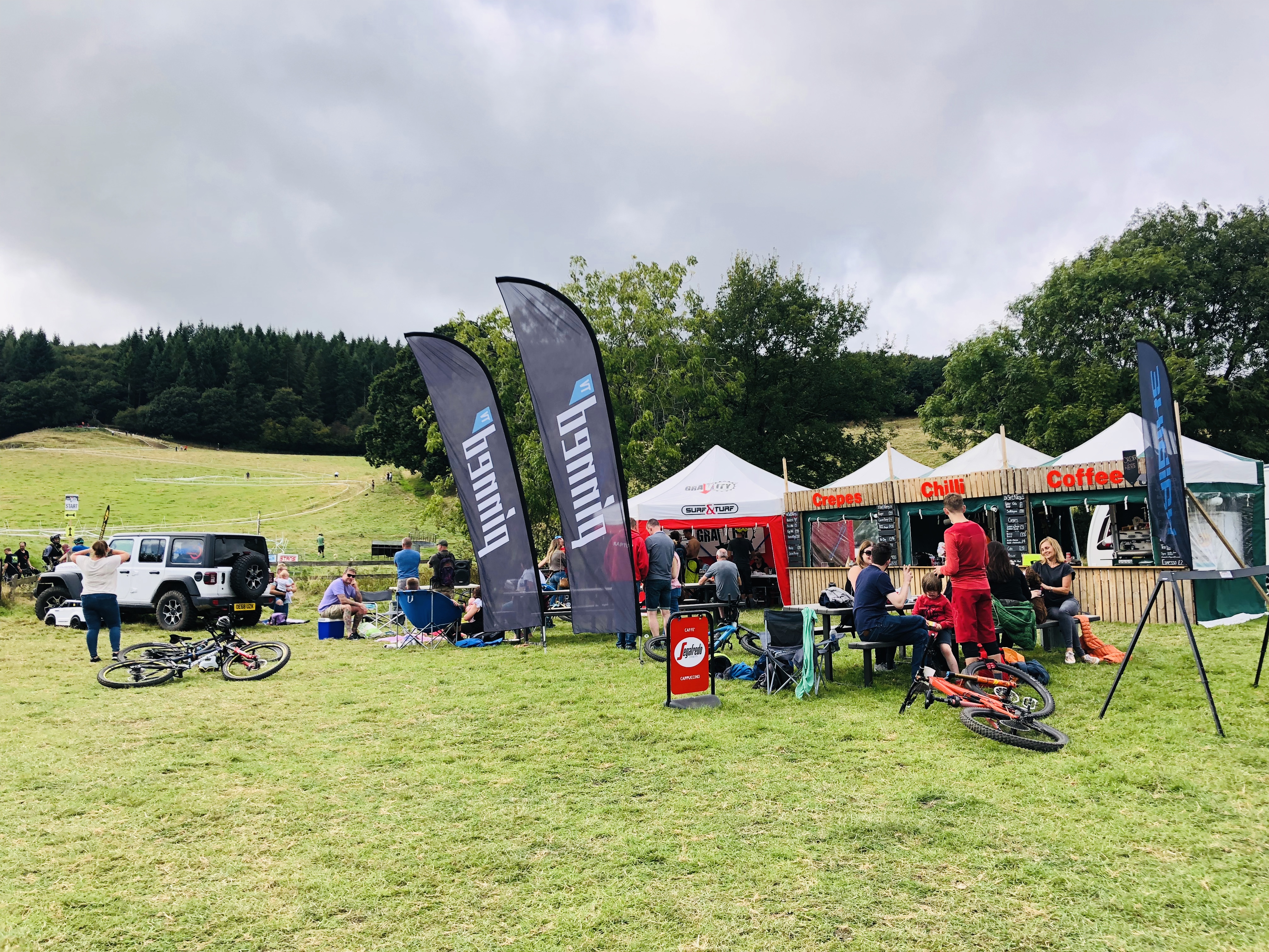 StrEATery.co Street Food catering at the Welsh gravity enduro races