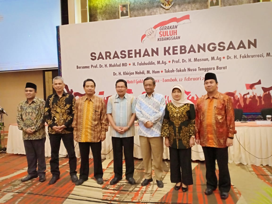 Mahfud MD Hadir Sarasehan Kebangsaan di Mataram - Bimakini