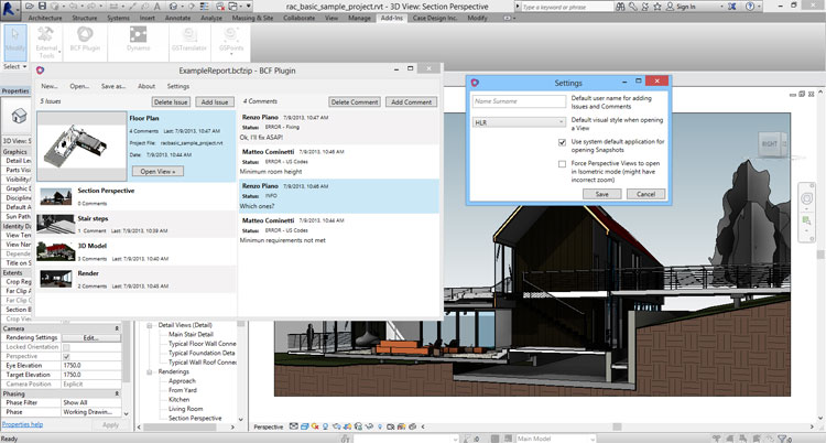 BCF Add-Ins for Revit | BIM Outsourcing