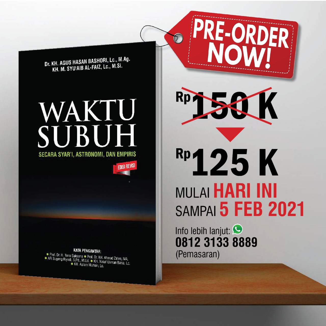 PRE-ORDER BUKU WAKTU SUBUH - YBM