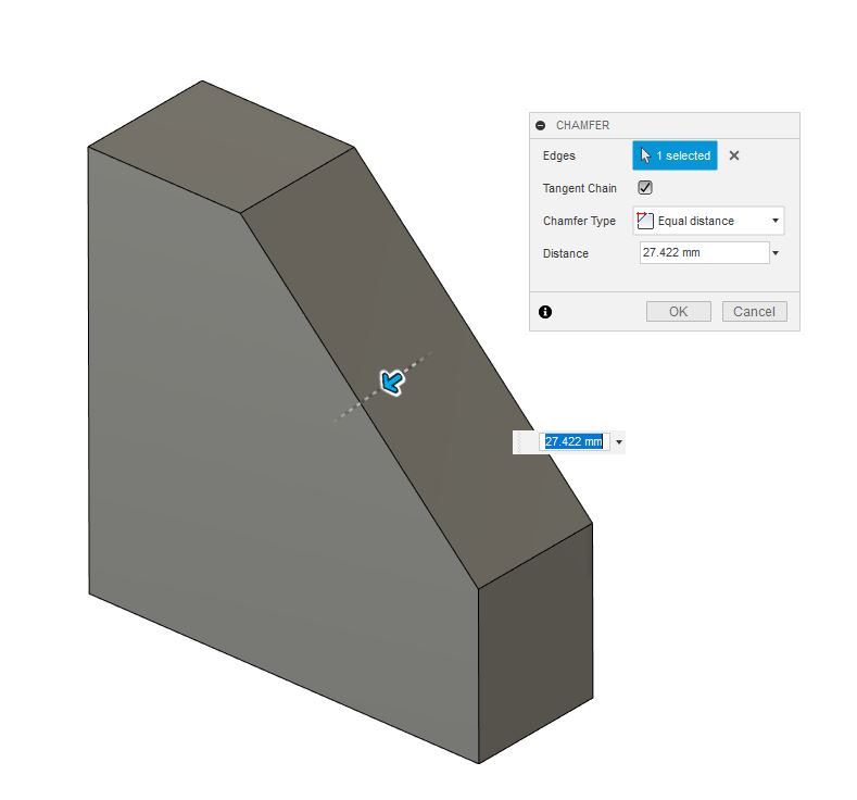 fusion 360 chamfer