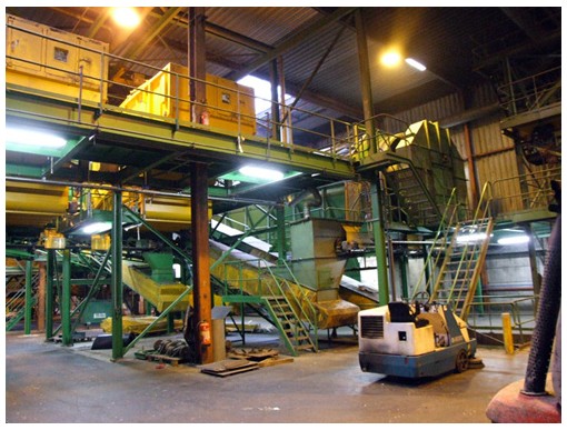 municipal solid waste separating