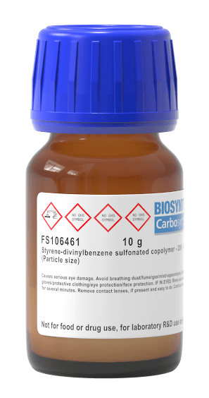 Styrene-divinylbenzene sulfonated copolymer