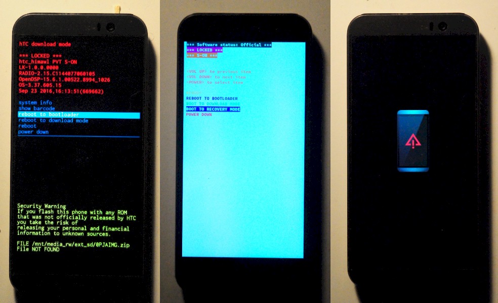 Mode htc boot recovery one m9 to wont nylon drive