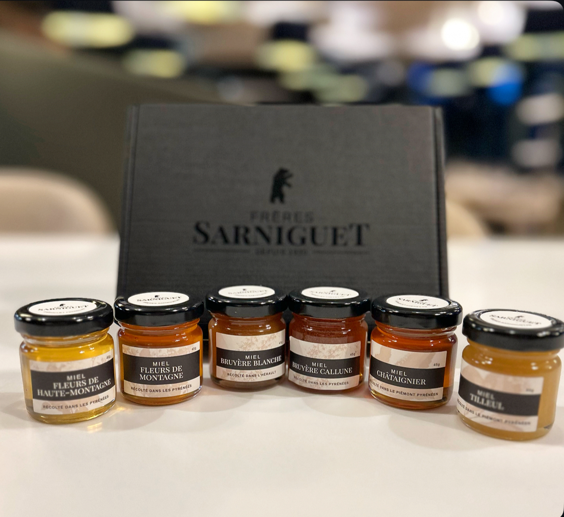 Coffret de miel des Frères Sarniguet INTENSE