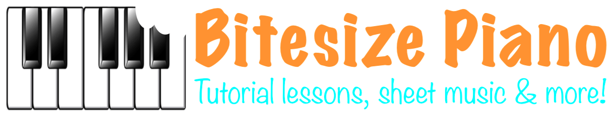 bitesize piano tutorial lessons sheet music