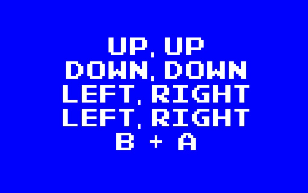 The Konami Code How A String Of Button Presses Unleashed A Tidal Wave