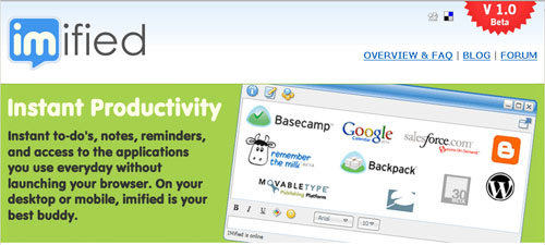 Imified: Productividad desde tu IM