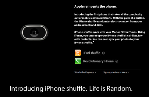 Presentando: iPhone Shuffle