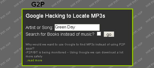 Buscar MP3 y Ebooks en google