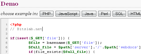 Codepress, un editor de código fuente basado en el web