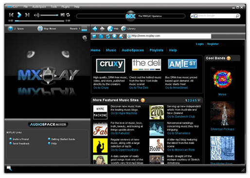Mxplay, Recolectando Mp3 por la web