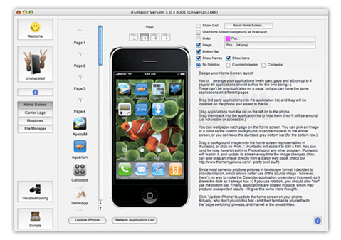iFuntastic, Software para modificar tu iPhone facilmente