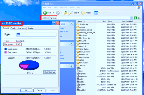 Ext2 IFS, Como leer particiones ext2 y ext3 desde Windows