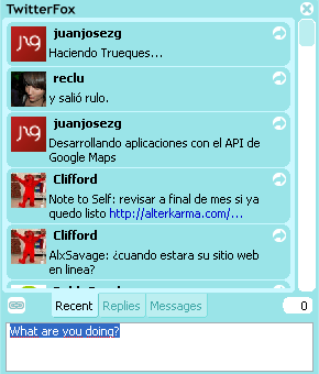 TwitterFox, Actualiza Twitter desde tu Firefox