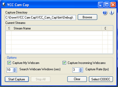 YCC Cam Cap, graba las videoconferencias de Yahoo Messenger