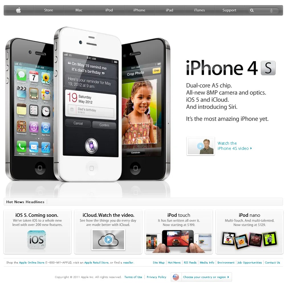 Presenting The IPhone 4S