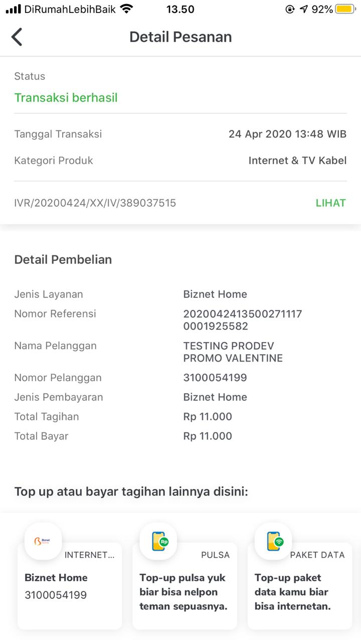Biznet Metronet 1 : Payment | Biznet Networks