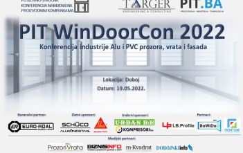 PIT WinDoorCon 2022 – Konferencija industrije ALU i PVC prozora, vrata i fasada