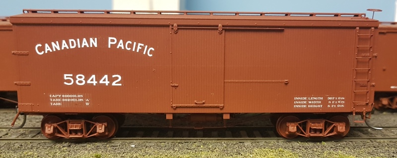 CPR#160001-H HO scale Twenty Models CPR 36' Box car kit BX-01b