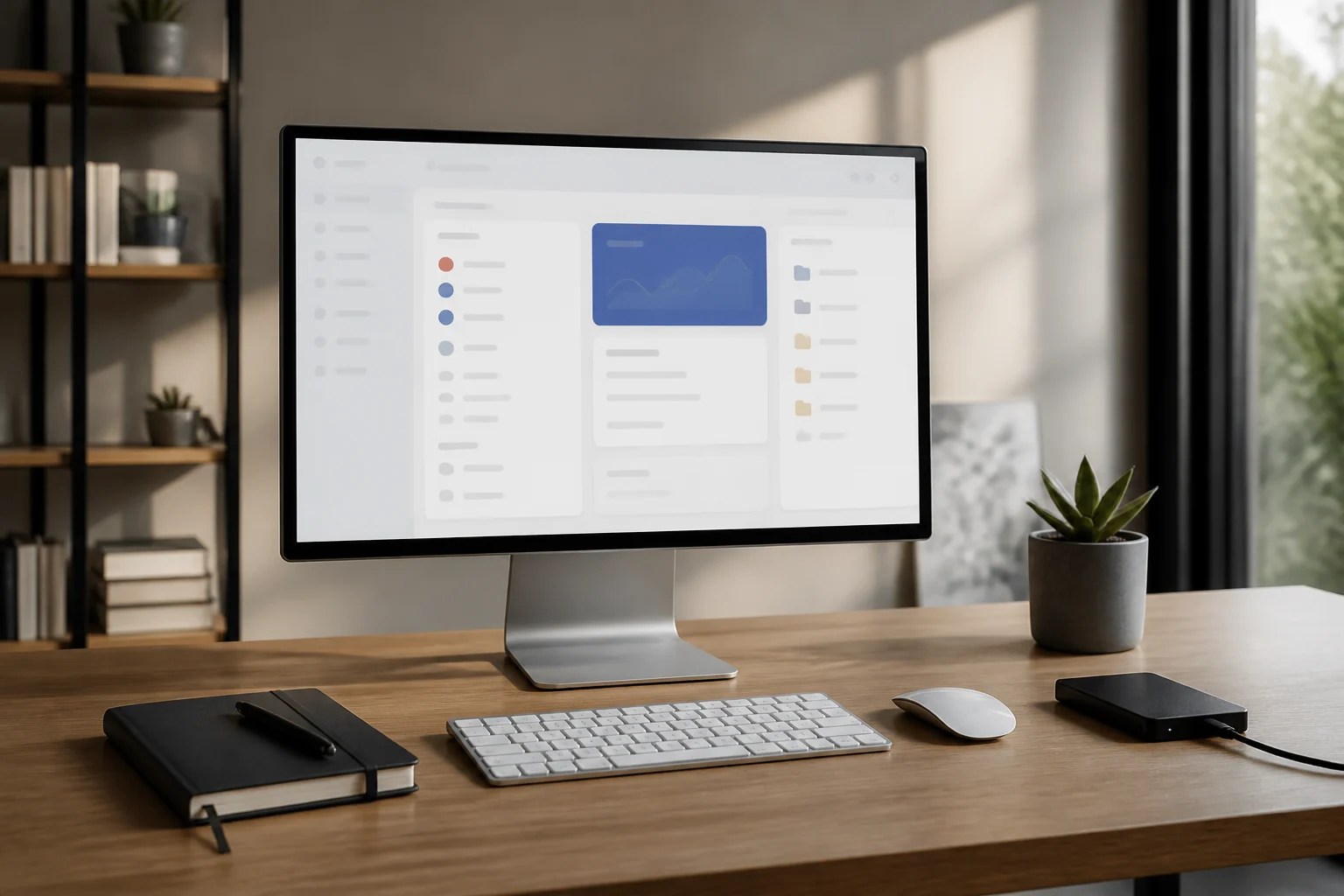 Bureau de travail montrant l’évolution d’un site WordPress