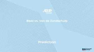 Baez vs. Van de Zandschulp Prediction at the Winston-Salem Open – Wednesday, August 20